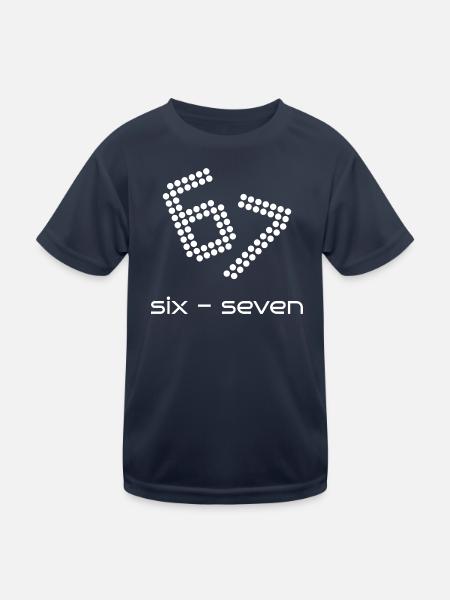 six seven 6 - 7 - Kinder Funktions-T-Shirt - Navy