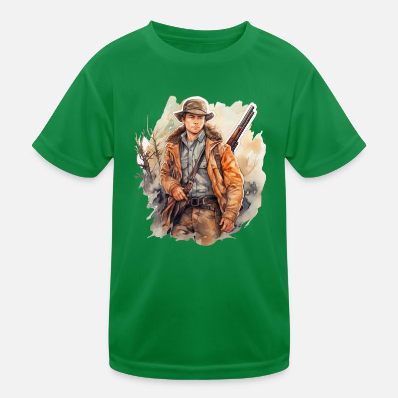 Jæger Funktionsshirt til børn