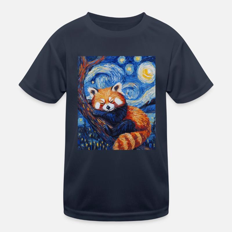 Roter Panda Kinder Funktions-T-Shirt