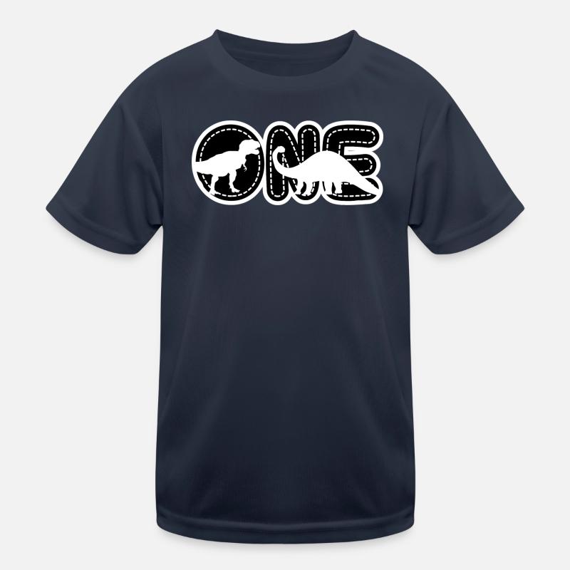 Duo de dinosaures sur un mot T-shirt sport Enfant
