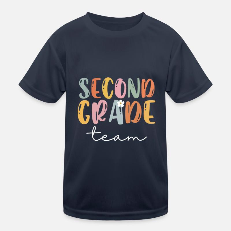 Team Second Grade Tribe Second Grade Teacher Kids Functional T-Shirt