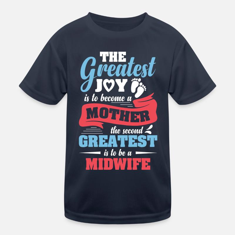 Support your local Midwife Kinder Funktions-T-Shirt