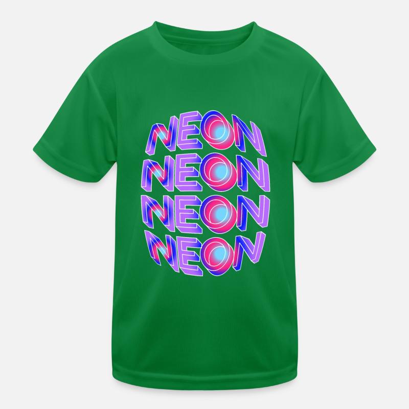 neon Kids Functional T-Shirt