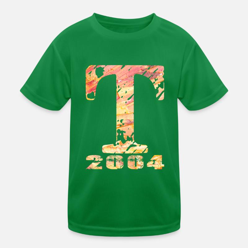 T 2004 Nom Année de naissance Cadeau T-shirt sport Enfant