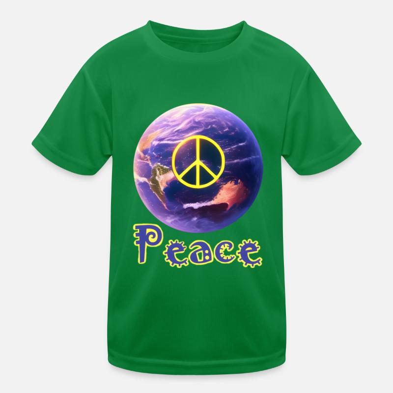Frieden Weltweit Kinder Funktions-T-Shirt
