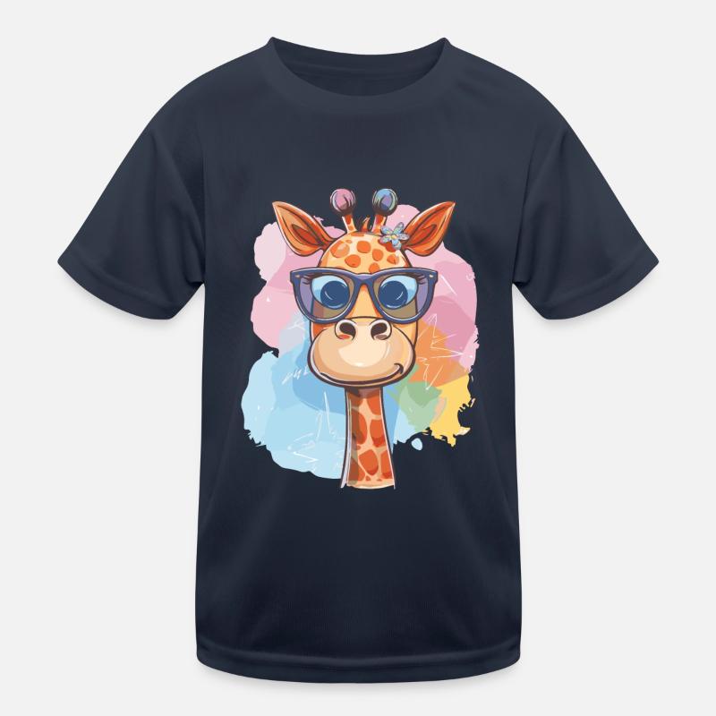 Giraffe Fabius Kinder Funktions-T-Shirt