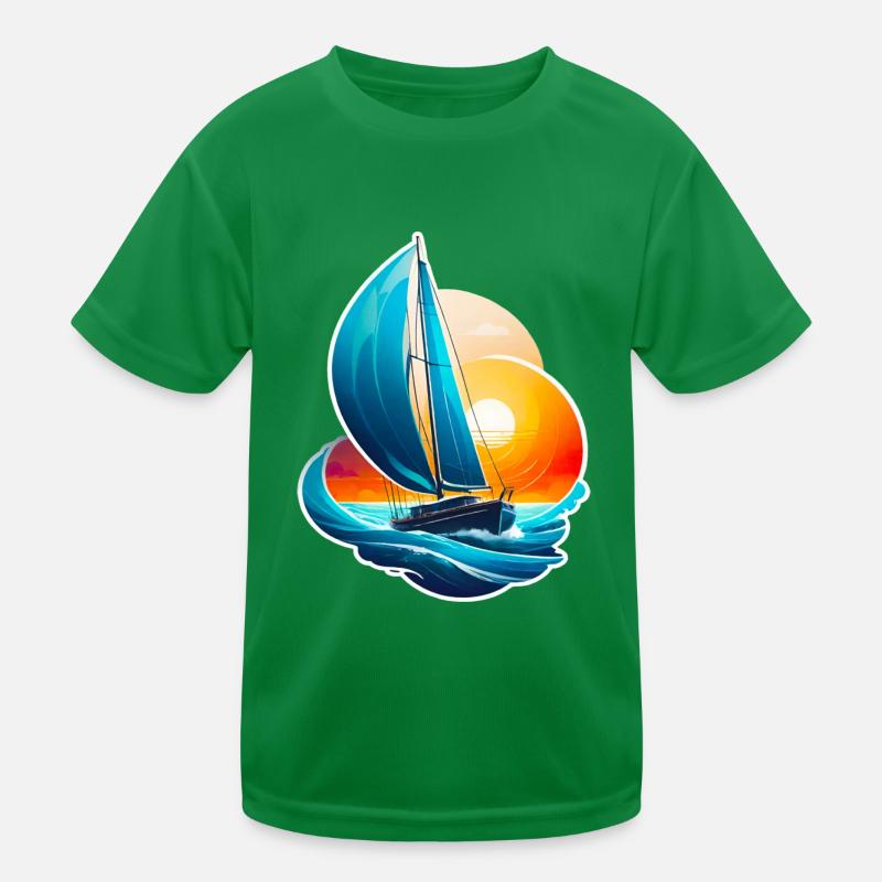 Sailing Kids Functional T-Shirt