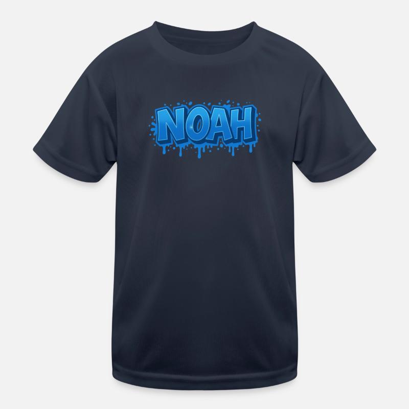 Graffiti-Name NOAH-Geschenk Ideal druckbar auf t Kinder Funktions-T-Shirt