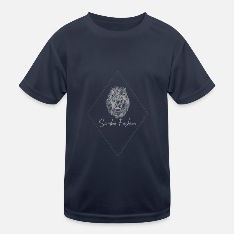 Simba Fashion Lion Design Mane with Frame Kids Functional T-Shirt
