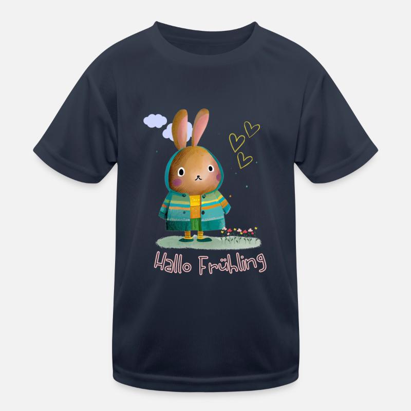 Spring | Easter | Happy Easter | Illustration Kids Functional T-Shirt