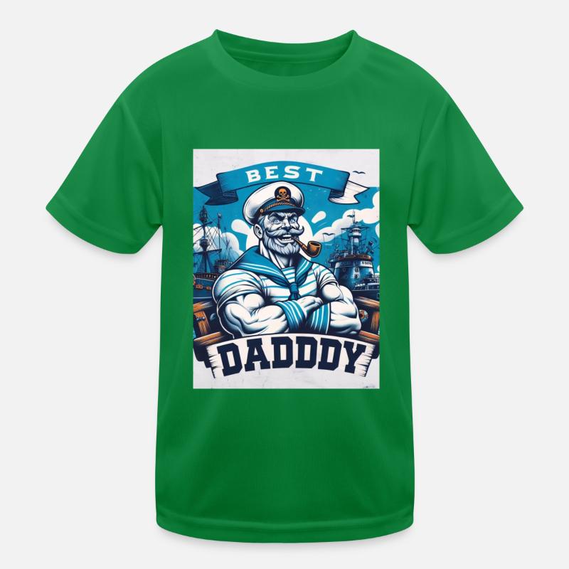 Best Daddy Vatertagsgeschenk Kinder Funktions-T-Shirt