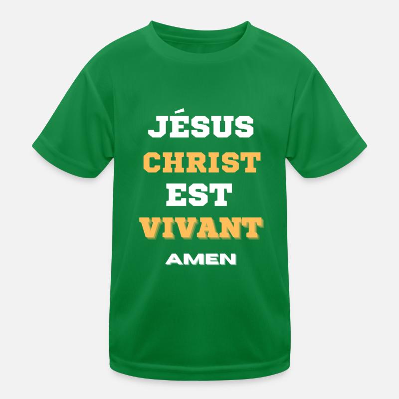 JESUS LEBT Kinder Funktions-T-Shirt