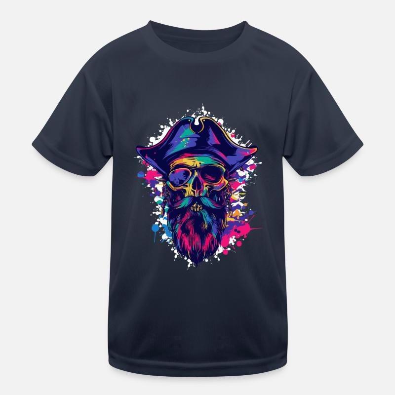 Crâne de pirate T-shirt sport Enfant