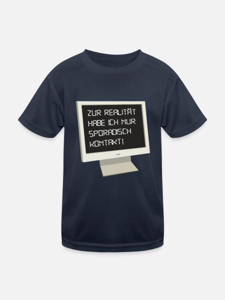 Reality - Kids Functional T-Shirt - navy - Front