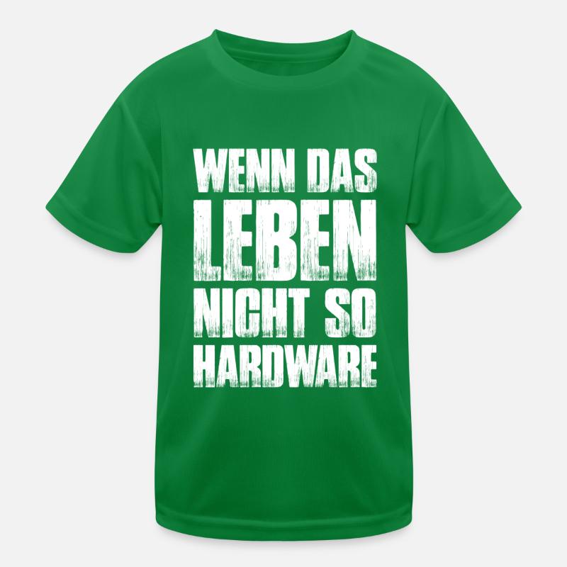 Wenn das Leben nicht so Hardware - Admin Kinder Funktions-T-Shirt