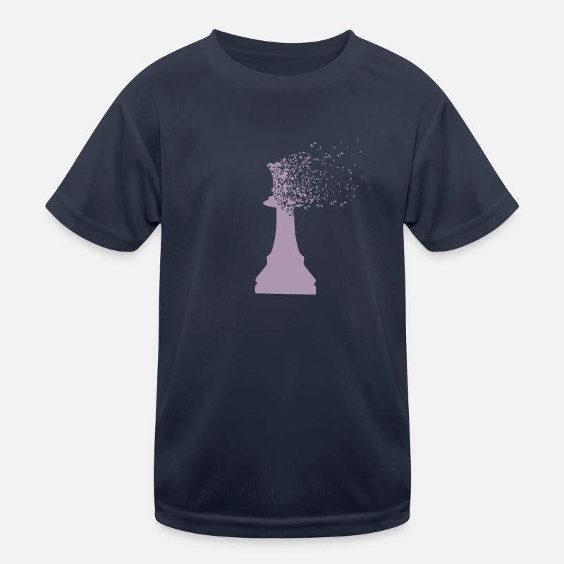 Chess queen king dispersion Kids Functional T-Shirt