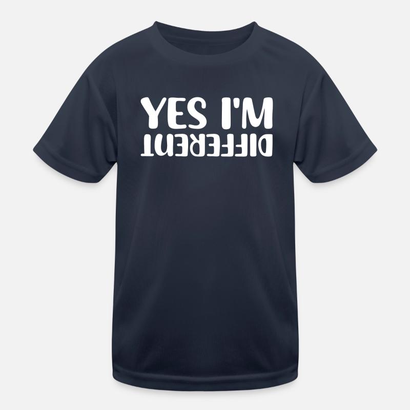 , je suis différent, idée de cadeau de dictons drôles T-shirt sport Enfant
