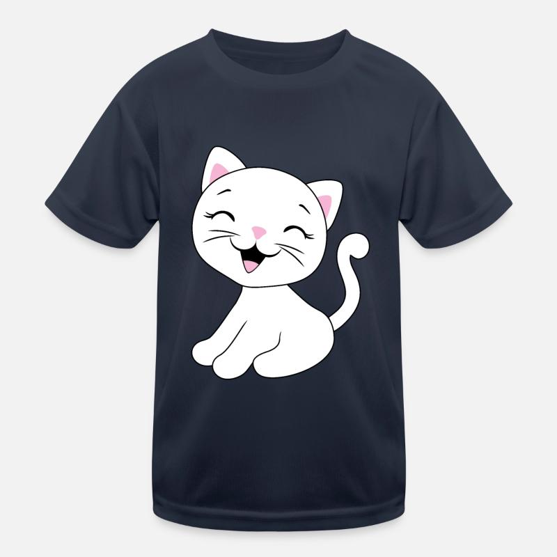 Chaton mignon qui rit T-shirt sport Enfant