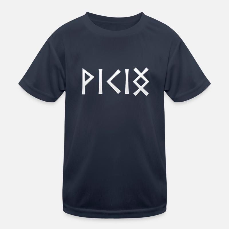 Wikinger geschrieben in Runen Kinder Funktions-T-Shirt