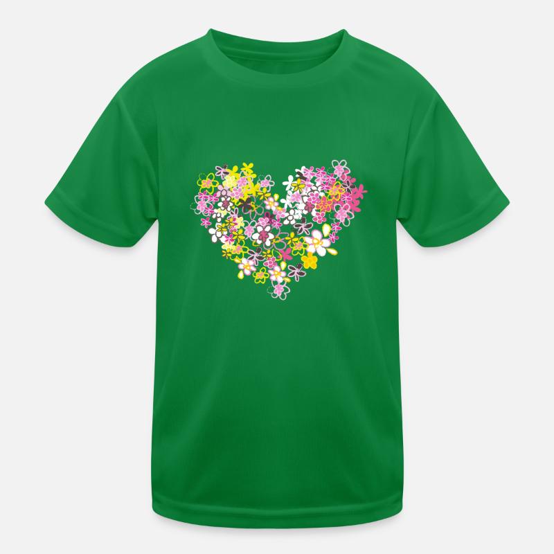 heart Kinder Funktions-T-Shirt
