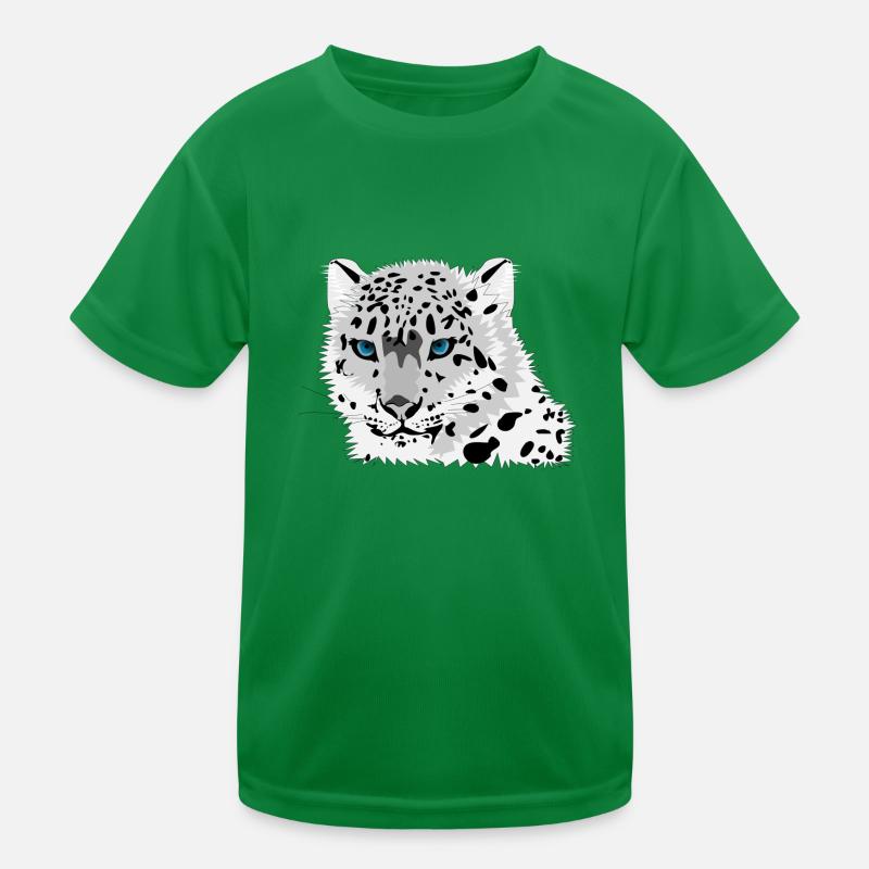 snow leopard Kids Functional T-Shirt