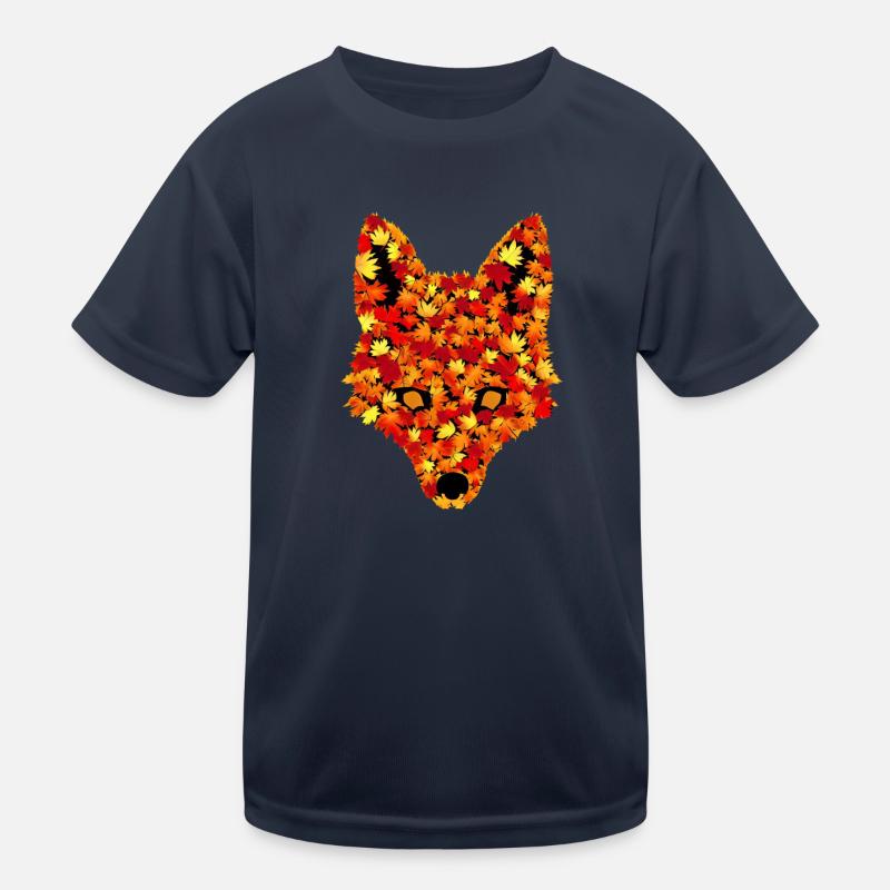Herbstfuchs Kinder Funktions-T-Shirt