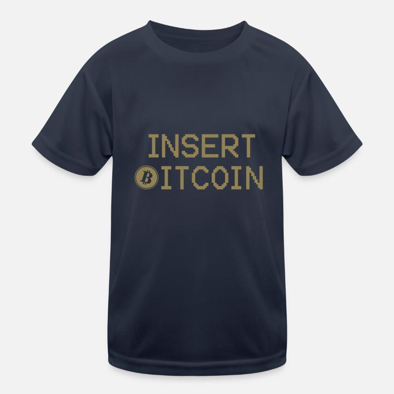 Hier Bitcoin einführen Kinder Funktions-T-Shirt