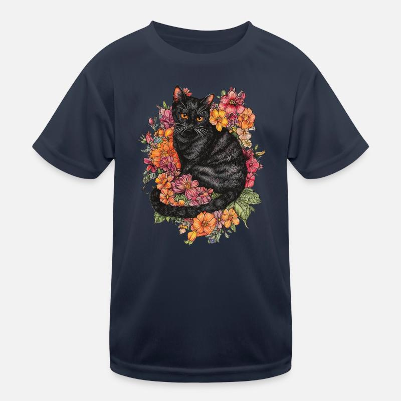 Fleurs de chat T-shirt sport Enfant
