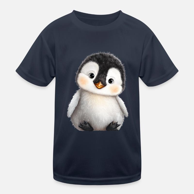 Mignon bébé pingouin T-shirt sport Enfant