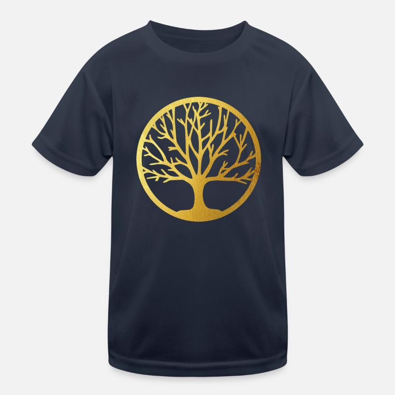 Baum des Lebens ,Lebensbaum,Graffiti,gold Kinder Funktions-T-Shirt