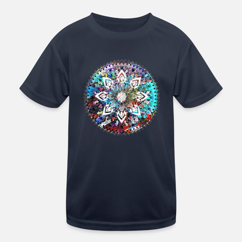 Mandala, coloré, motif, orient, graffiti T-shirt sport Enfant