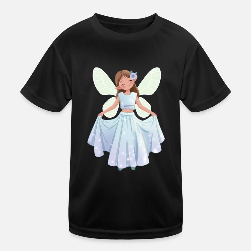 Kleine märchen Fee Kinder Funktions-T-Shirt