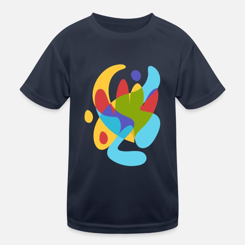 abstract summer tropical flora Kids Functional T-Shirt