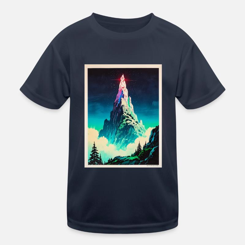 A Beacon Above the Clouds Kids Functional T-Shirt