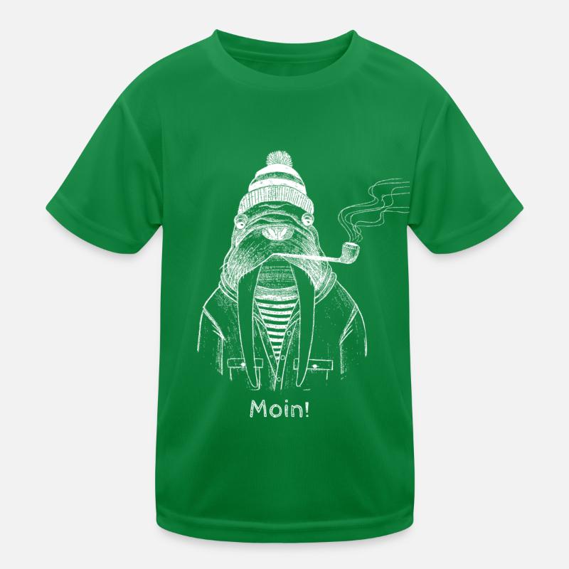 Moin Käpt‘n! Kinder Funktions-T-Shirt