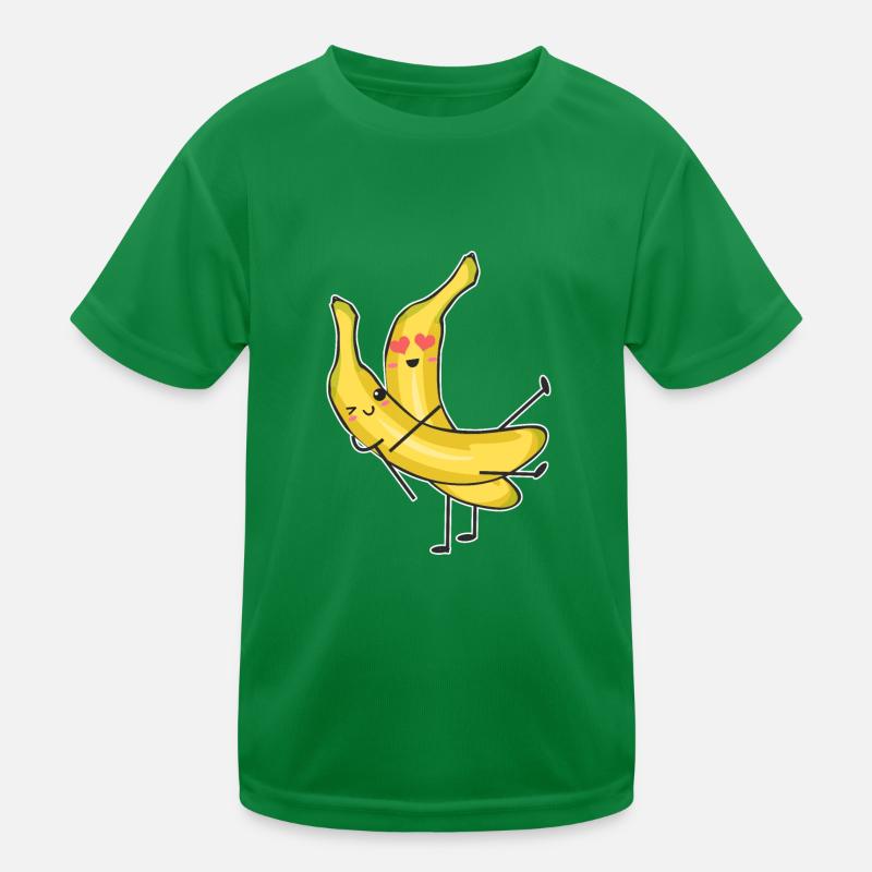 Banane Comic Chibi Manga Anime Vegan Geschenk Kinder Funktions-T-Shirt