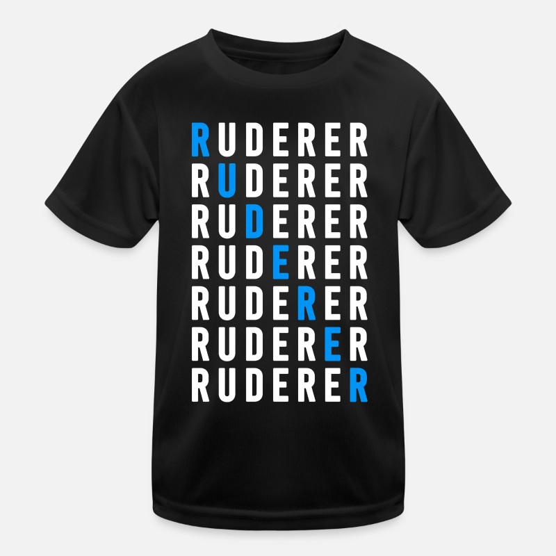 Ruderer Kinder Funktions-T-Shirt