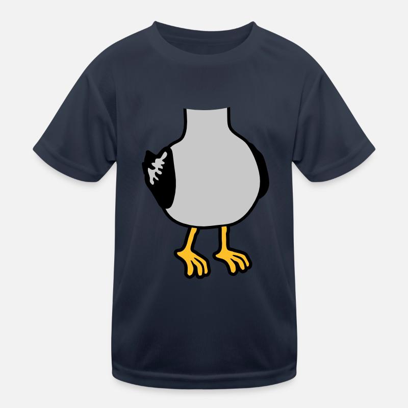 Seagull without head costume Kids Functional T-Shirt