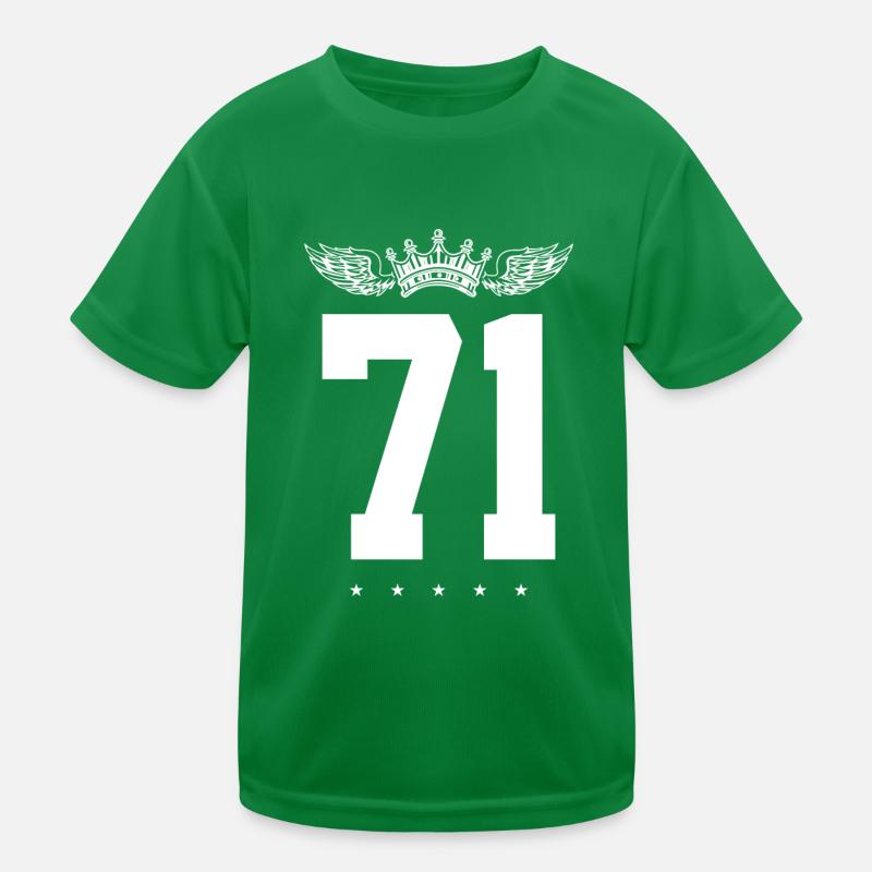 71 Couronne numérique T-shirt sport Enfant