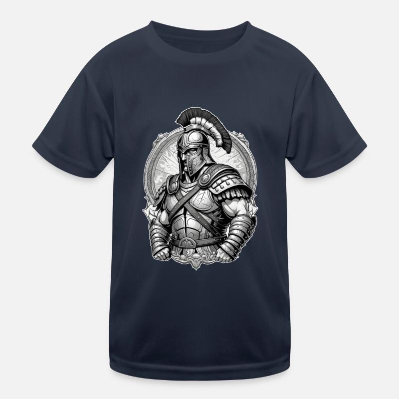 Gladiator Grafik Kinder Funktions-T-Shirt