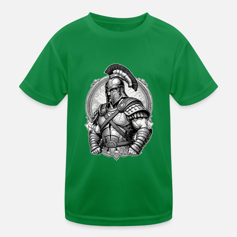 Gladiator Grafik Kinder Funktions-T-Shirt