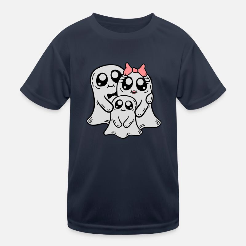 Kind Eltern Geister Pärchen Kinder Funktions-T-Shirt