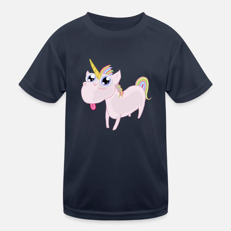 Tiny unicorn - Kids Functional T-Shirt - navy