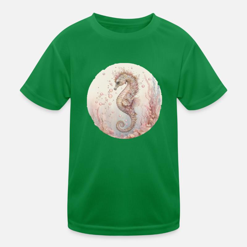 Seepferdchen Kinder Funktions-T-Shirt