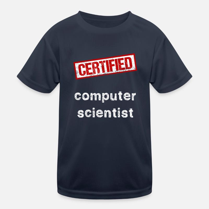 Computer scientist - Kids Functional T-Shirt - navy