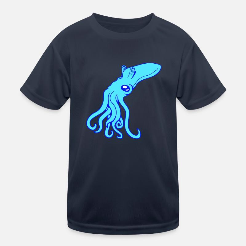 Pieuvre, Pieuvre, Pieuvre, Céphalopode, Calmar géant T-shirt sport Enfant