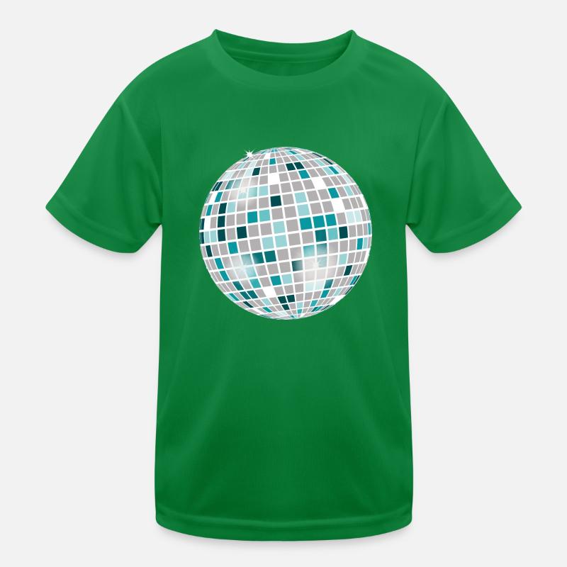 Diskokugel Kinder Funktions-T-Shirt