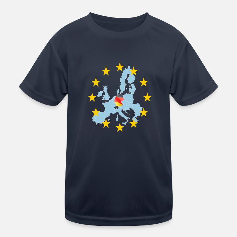 EU Germany (Germany Europe) Kids Functional T-Shirt