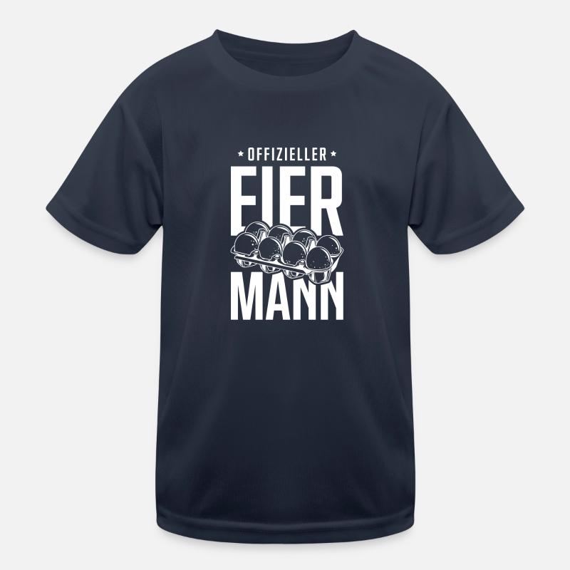 Offizieller Eiermann Eier Kinder Funktions-T-Shirt
