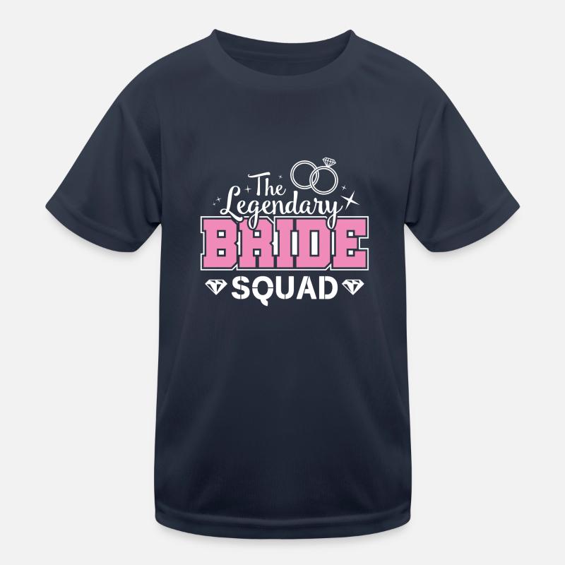 Bride Squad Junggesllinnenabschied T-shirt sport Enfant